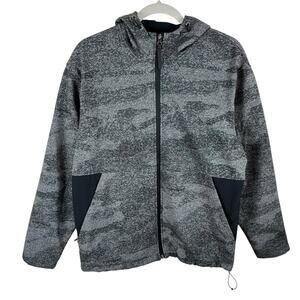 Mountain Club Gray Camo Hooded Fleece Lined Jacket‎ Men's Medium